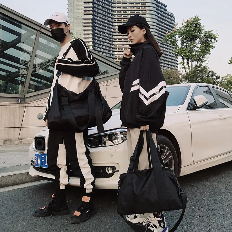 

Short Trip Travel Bag Women's Light-Simple Large Capacity Luggage Sling Bag Sports Training Men's Gym Bag