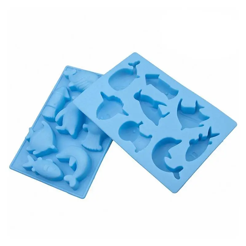 Форма для кубиков льда 1 шт. 8 полости форма ледяного кубика с мультяшными