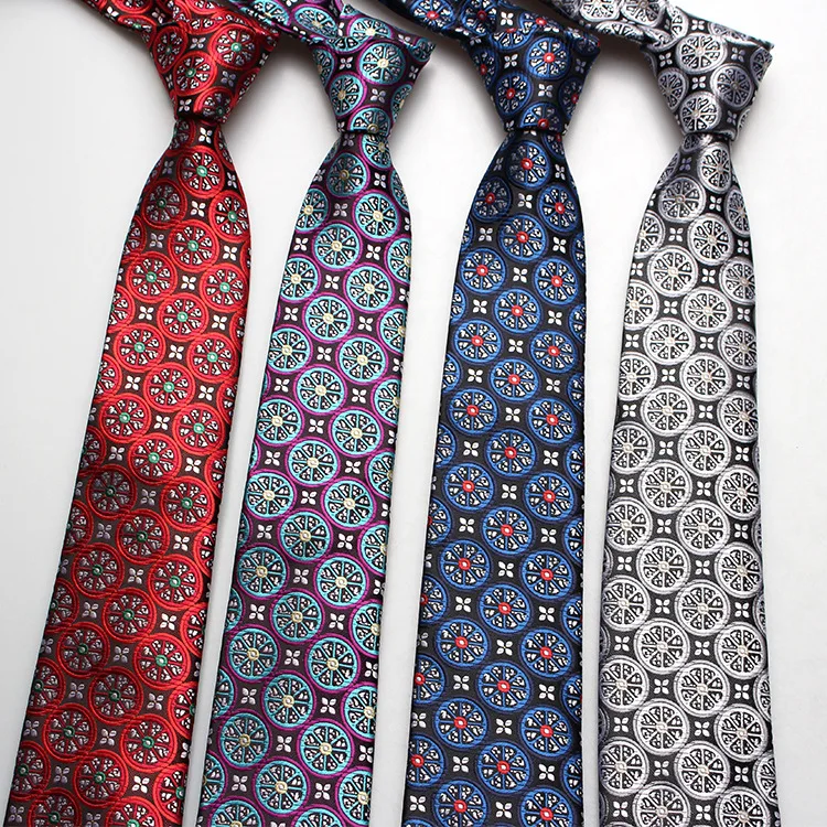 Linbaiway винтажный галстук с узором жаккардовый для мужского костюма деловые