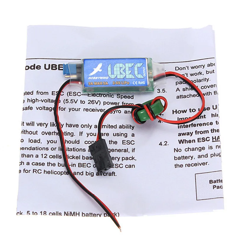 Регулятор шума HOBBYWING 3A UBEC импульсный регулятор уровня 2-6S для радиоуправляемых