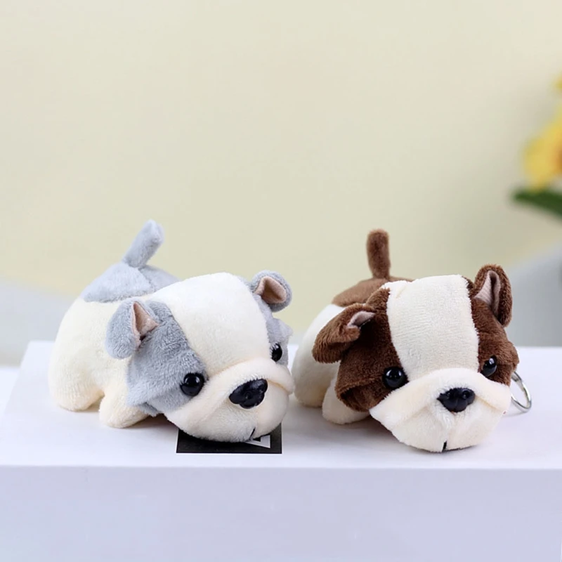 Сумка с подвеской мультяшная плюшевая собака брелок мини Мягкое Животное для