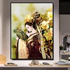 Алмазная 5d живопись, вышивка крестиком, Классическая певица, девочка гейши, полная круглая квадратная Алмазная вышивка сделай сам, мозаика, алмазная Декорация