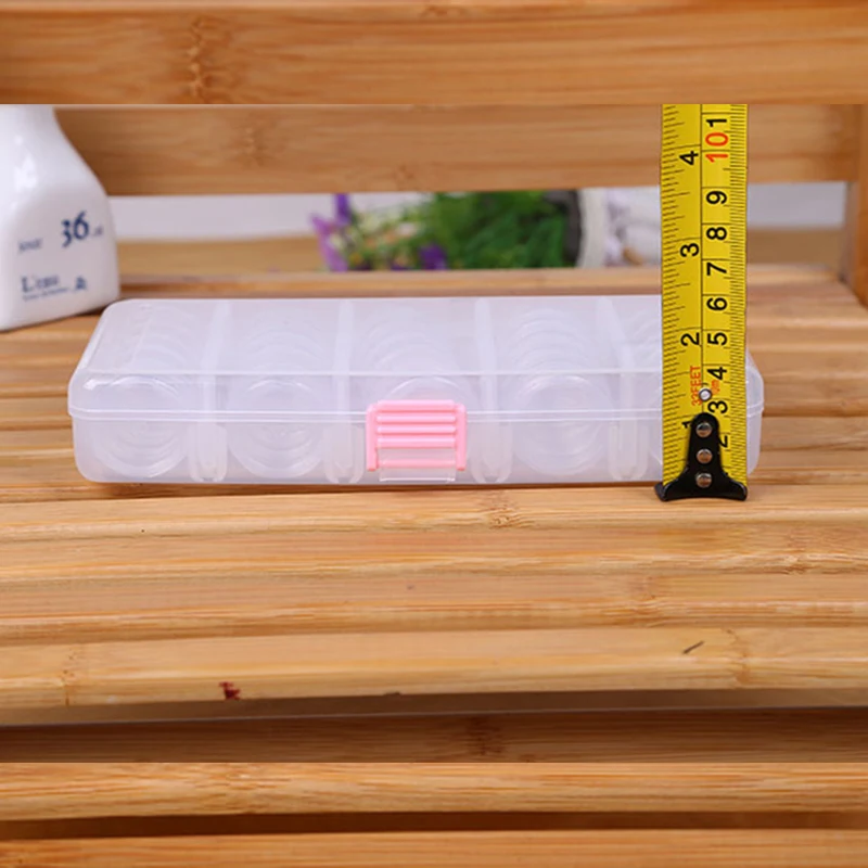 medium size 5 conjoined Transparent cream Bottle combination set makeup cosmetic organizer Jewelry Travel portable storage box | Дом и сад