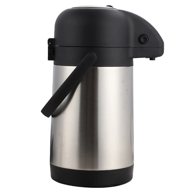 

1.9L Air Pressure Pot Stainless Steel Thermal Insulation Boiling Water Heater Gift Car Outdoor Press Air Pressure Bottle