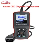 Автомобильный диагностический инструмент CREATOR C502 OBD2, Автомобильный сканер для Mercedes Benz W211 W203 W124 OBD2, считыватель кодов ошибок двигателя OBD2
