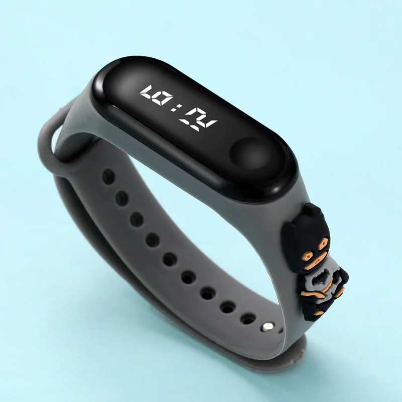 

Cartoon strap Waterproof Children Boys Girls Digital LED Date Sports Wrist Watch New Arrival Hot Sales Watch