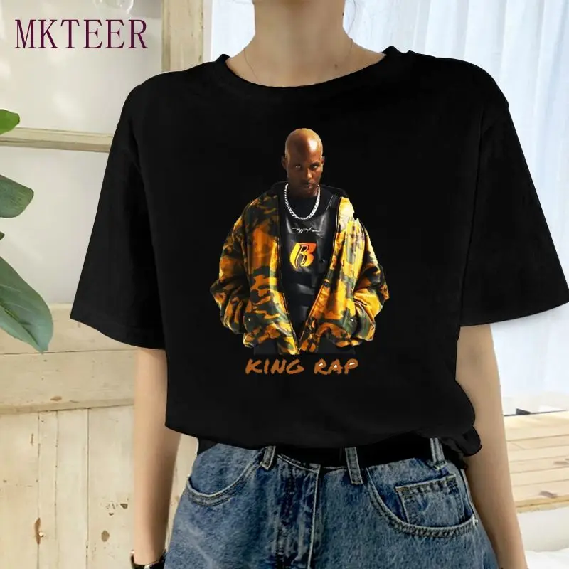 

RIP DMX рэп легенда в стиле «хип-хоп» Женская одежда модная свободная уличная одежда топы с принтом Harajuku в стиле панк летняя размера плюс принт...