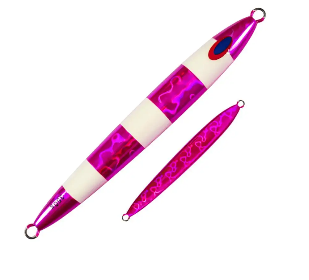 1 шт. приманка для Глубоководной Рыбалки светящаяся Зебра медленное джиг ложка