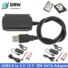 Grwibeou новый 3-в-1 USB 2,0 для IDE  SATA 2,5, 3,5 дюйма, жесткий диск HDD SSD 480