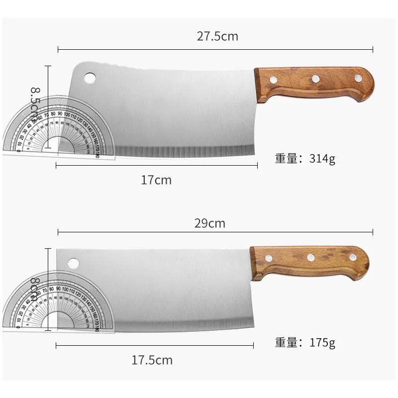 Китайский мясницкий нож шеф-повара 3cr1 3 из нержавеющей стали Профессиональные