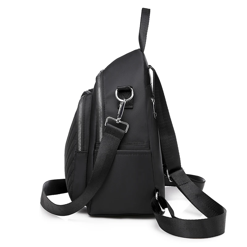 Women's backpack Female Backpack Nylon Women High Qulaity Shoulder Bags Student Bag Black |