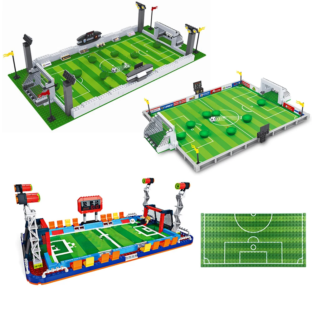 Городская модель футбольного месторождения строительные блоки кирпичи стадион