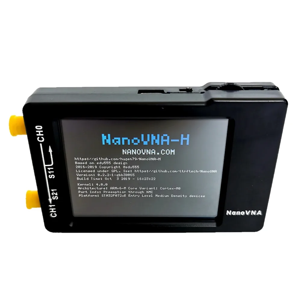 Lusya 2,8 дюймовый сенсорный экран NanoVNA HF VHF UHF UV векторный сетевой анализатор 50 кГц-300 МГц антенный анализатор с батареей I4-001