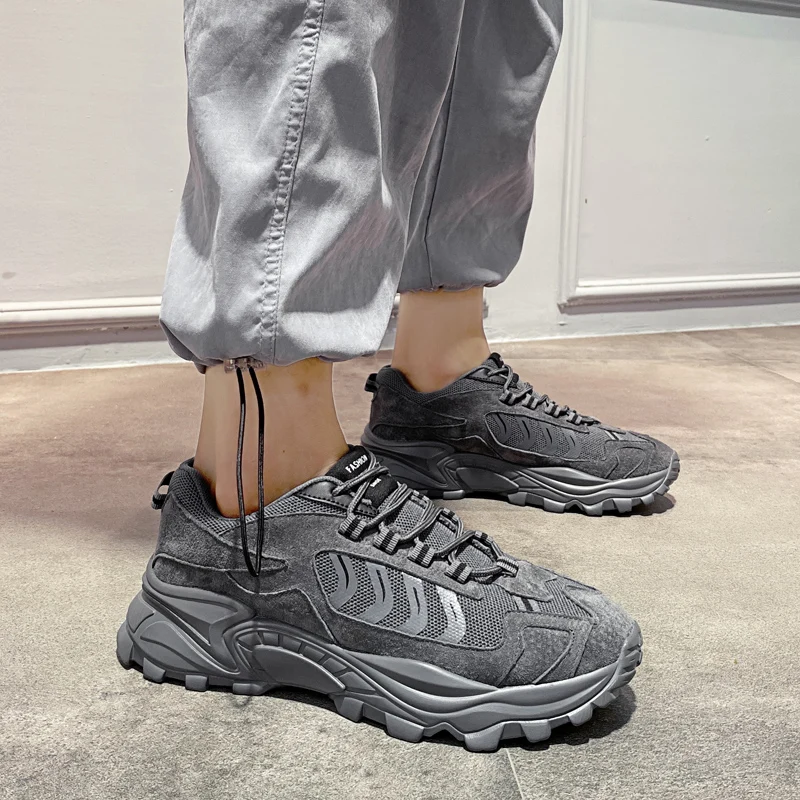 

CYYTL Fashion Sneakers for Men Outdoor Sports Shoes Platform Casual Running Tennis Shoes Increased Street Style Trainers