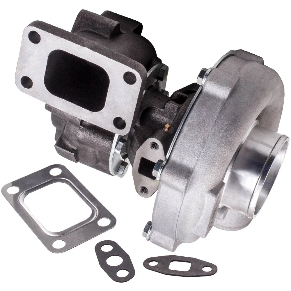 Турбокомпрессор T04E T3/T4 .57 A/R 400 + HP BOOST STAGE III 4 bolt 0 57 турбина 5 для двигателя л-Л |