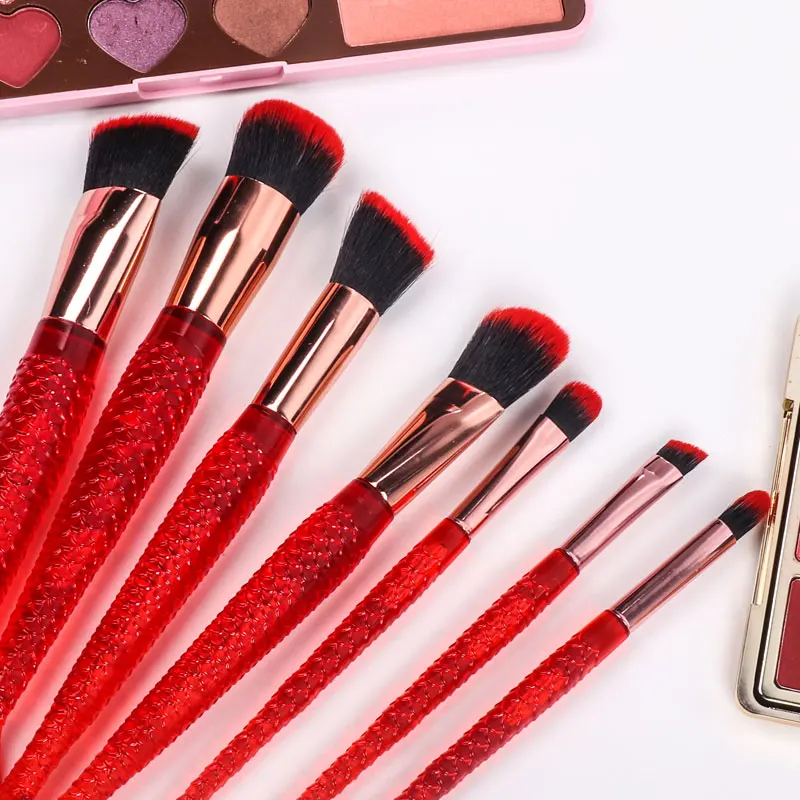 Dighealth набор кистей для макияжа русалки тональный крем смешивания пудры контур