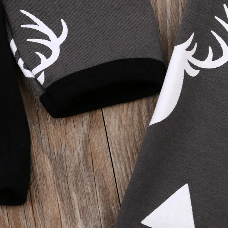 Комплект одежды для маленьких девочек и мальчиков из 3 предметов хлопковая