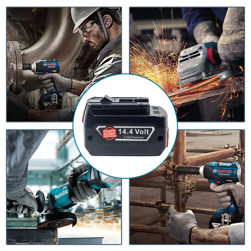 Новинка 14 4 в 1080 Ач для Bosch GBH GDR GSR DDS180 BAT614G сменный перезаряжаемый