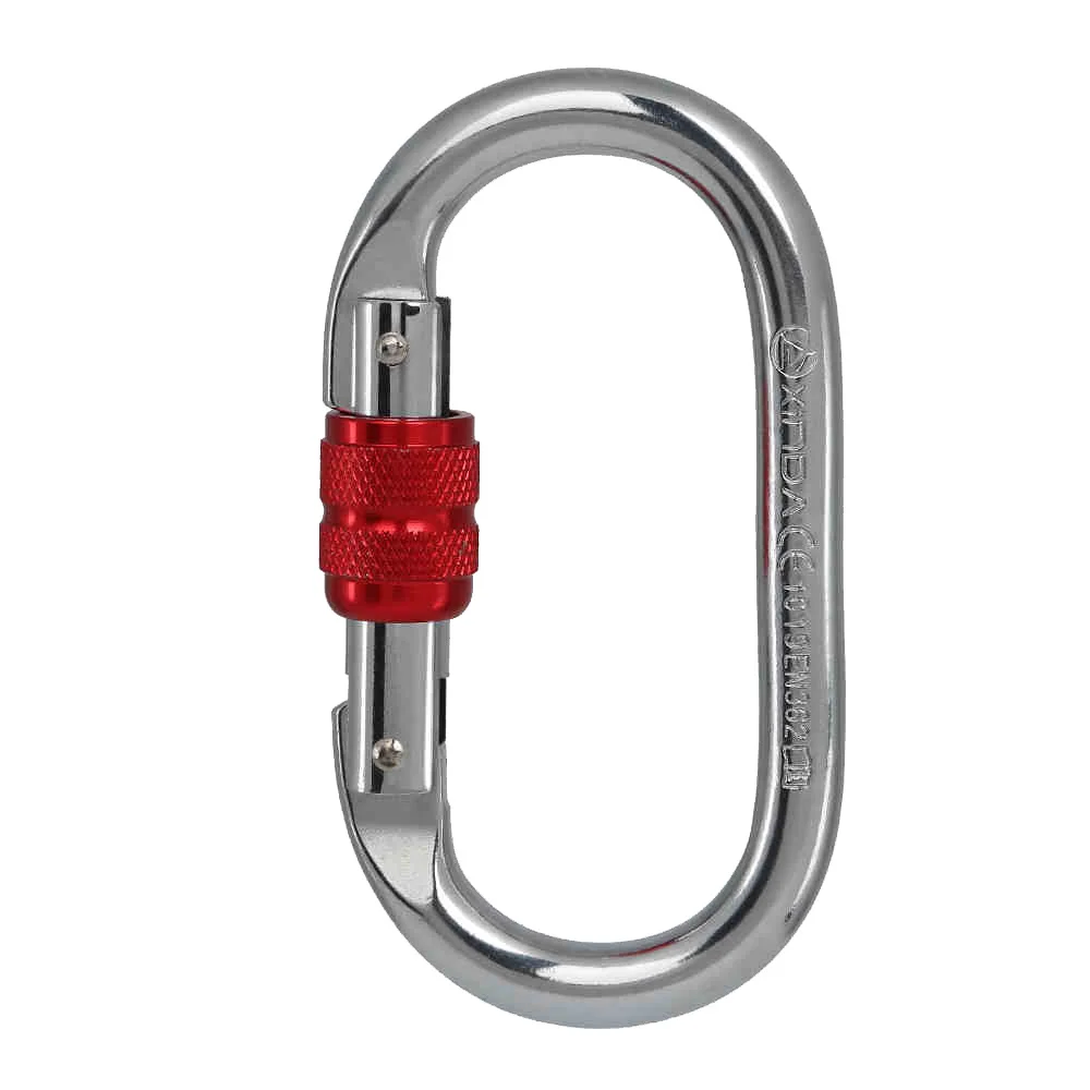 

XINDA 4Pieces Descender Carabiner Safety Belt Gloves Professional Outdoor Equipment Rock Climbing Rappelling Rescue Escape Kits