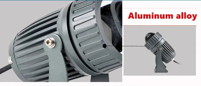 Светодиодный светильник для газона RGB 3 Вт/10 Вт настенный водонепроницаемый