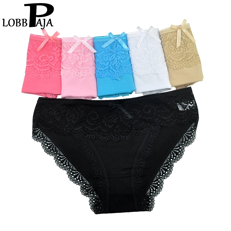 6 шт./Лот женские хлопковые трусики с заниженной талией|Женские трусики| |
