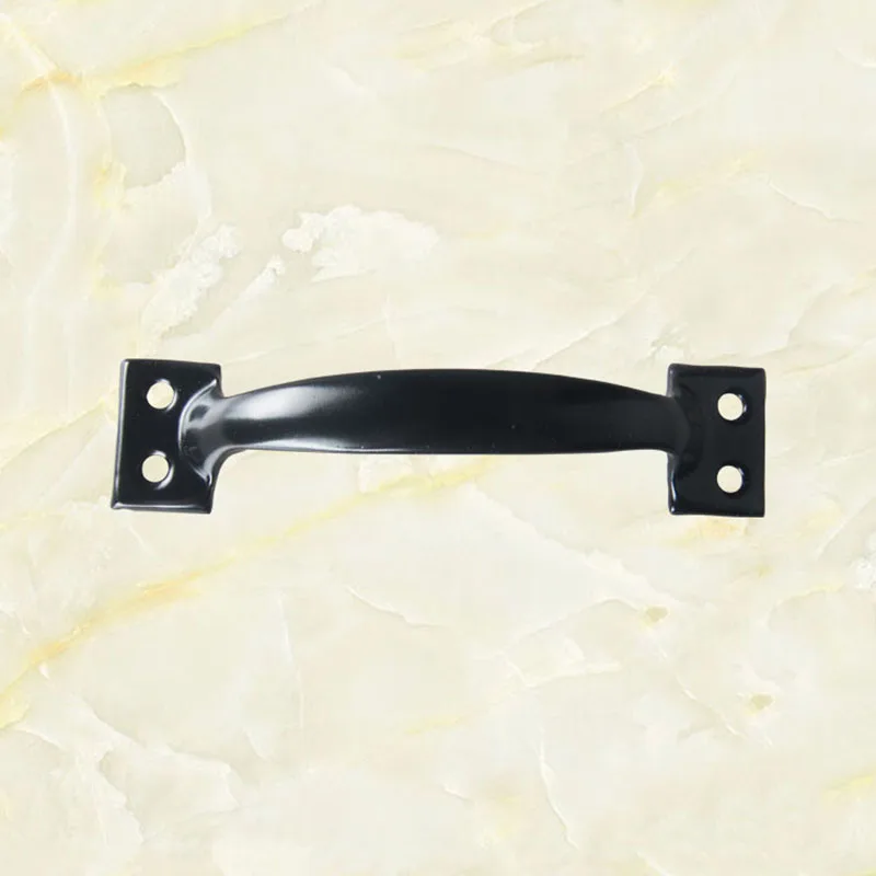 1 Set Home Cabinet Door Pull Handle W/ Mounting Screws Furniture Decoration Black Color Wholesale home hardware | Инструменты