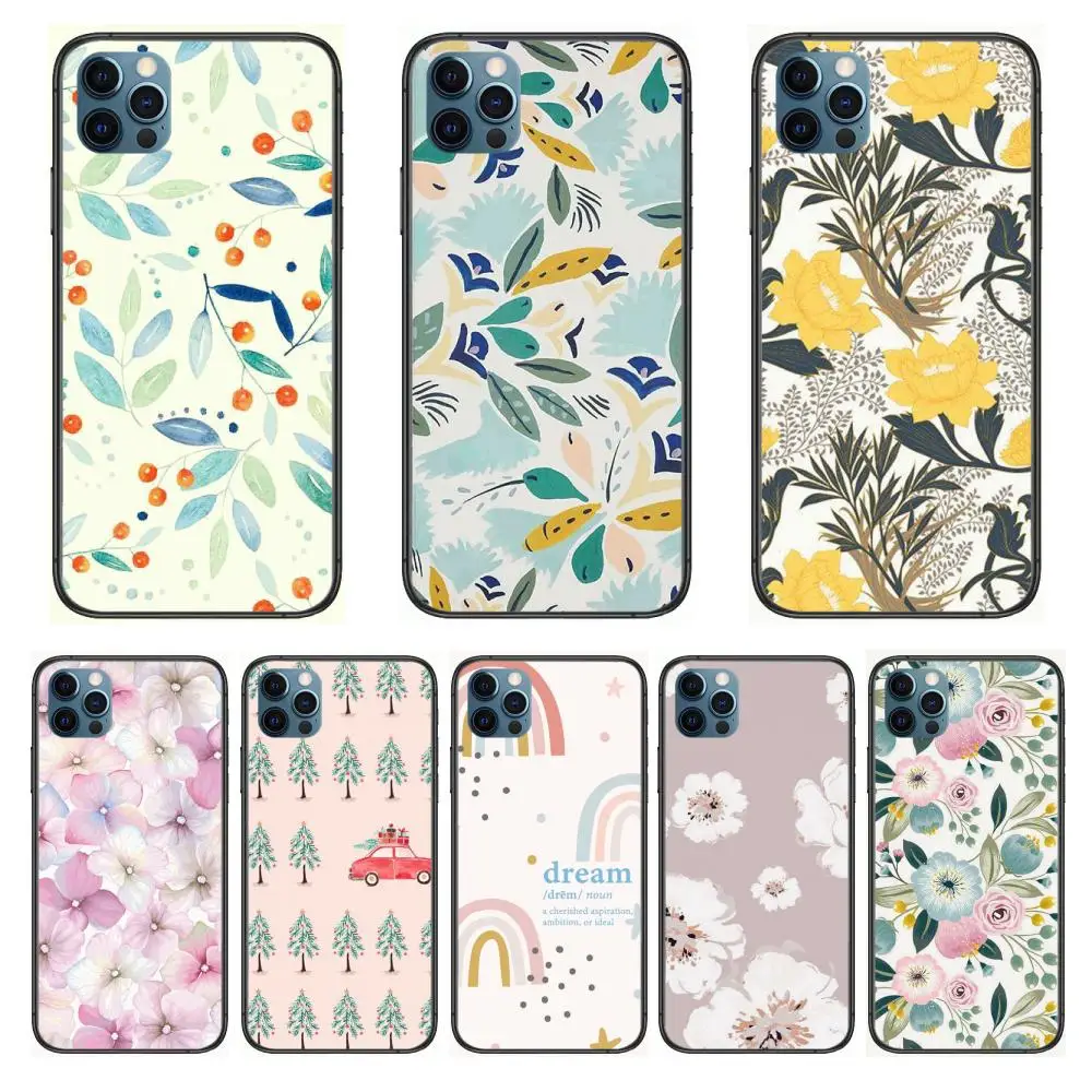 Женская обувь с цветочным узором для девочек наслаждаться жизнью Модный чехол