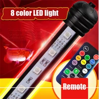55cm submersible led aquarium fish tank light with remote control light ip68 crystal glass lights bar colors changing light tube