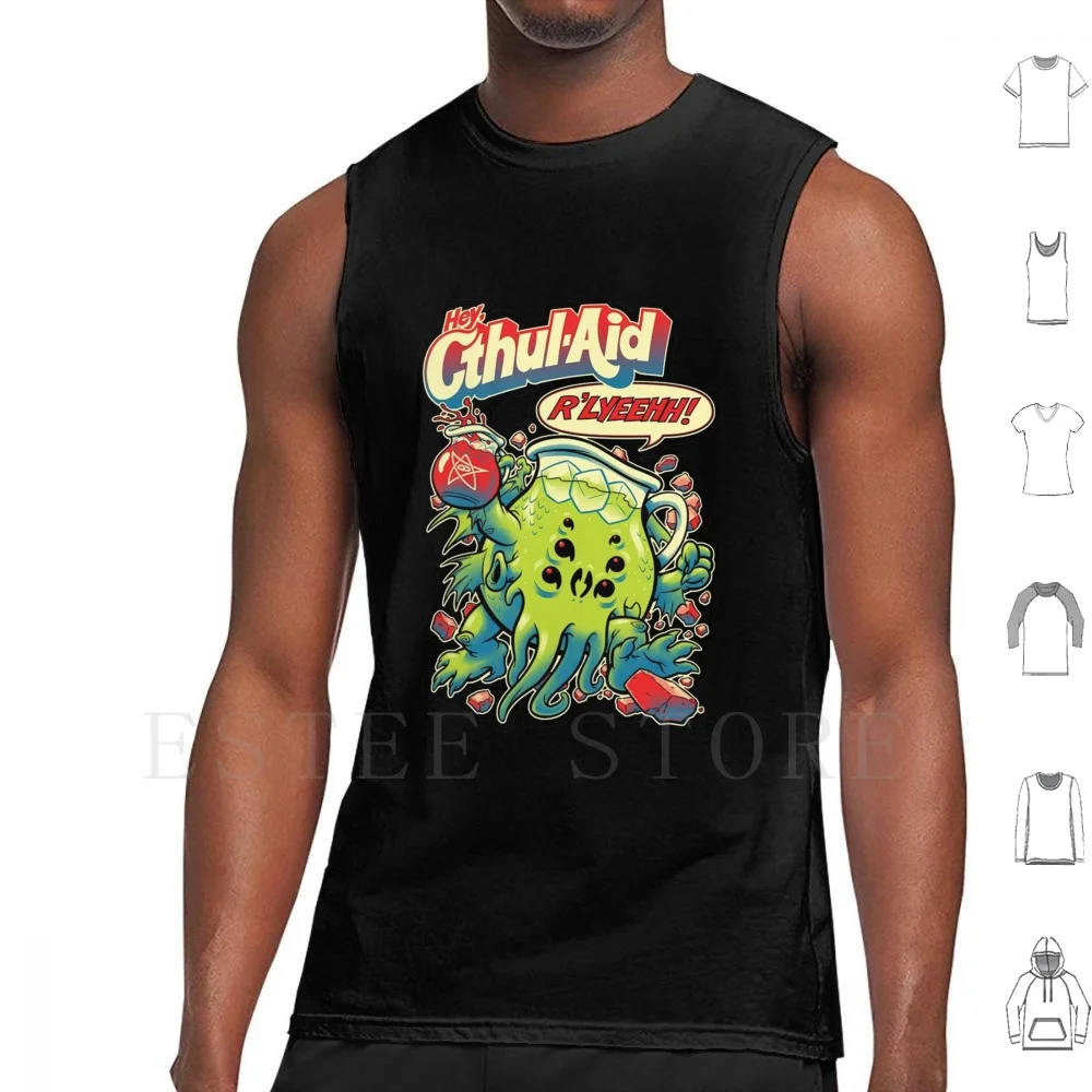 

Без названия, майки, жилеты, без рукавов, Cthulhu Rlyeh Hp, хоррор-комиксы, старые