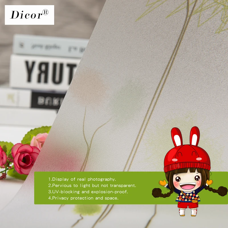 3 вида воздушный шар лося лес стеклянная пленка Окно Матовая Наклейка Искусство