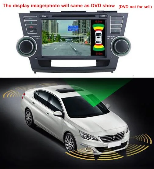 Автомобильные парковочные датчики система видеонаблюдения с 8 радарами 2 HD