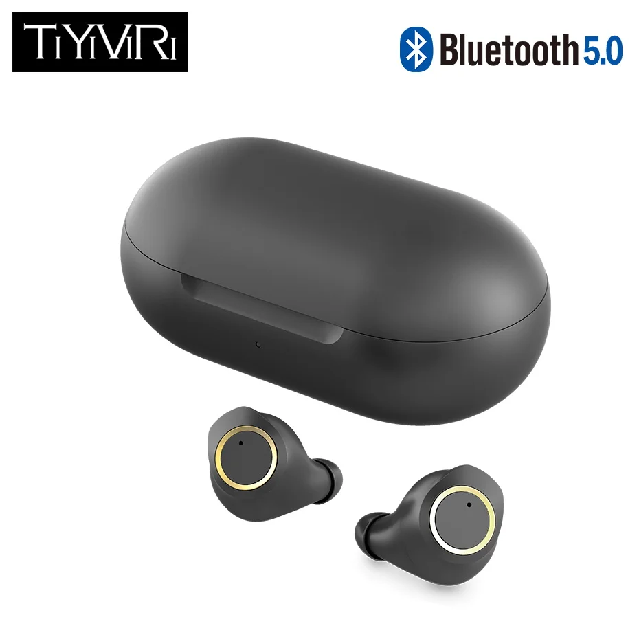 TiYiViRi TWS V5.0 Bluetooth наушники стерео двойной микрофон настоящие беспроводные водонепроницаемые спортивные для