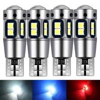 4pcs new t10 w5w wy5w 168 921 501 2825 super bright led car interior reading dome lights auto parking lamp wedge tail side bulbs