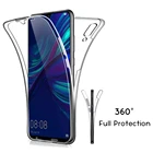 360 двойной силиконовый чехол для телефона Samsung Galaxy S5 S6 S7 Edge S8 S9 S10E S20 Plus Ultra Note 8 Note 9 Note 10 Pro, защитные чехлы