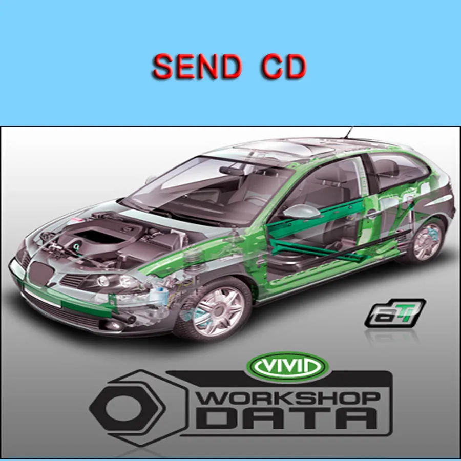 send cd Последняя версия Авто Дата ремонт программного обеспечения Vivid Workshop 10,20 - Цвет: send cd
