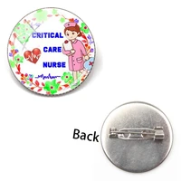 high quality super nurse brooch keeps calm and with graduation gift brooch glass cabochon diy jewelry for men and women jewelry