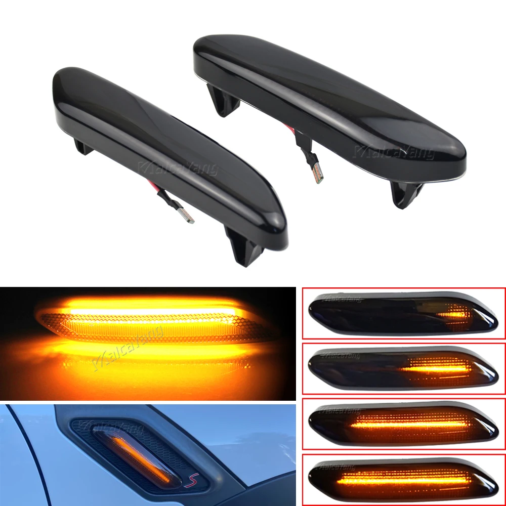 Для BMW MINI COOPER R60 R61 COUNTRYMAN PACEMAN динамический Светодиодный Боковой габаритный