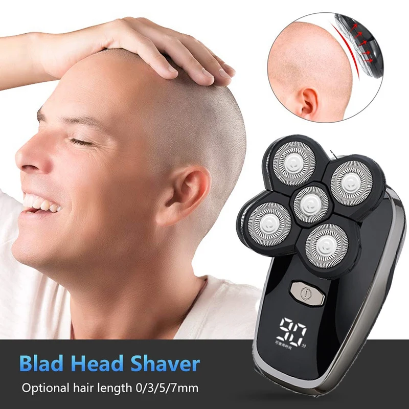 

Electric Shavers Razor for Men with LED Display Faster-Charging Floating Waterproof Electric Razors with Hair Clippers
