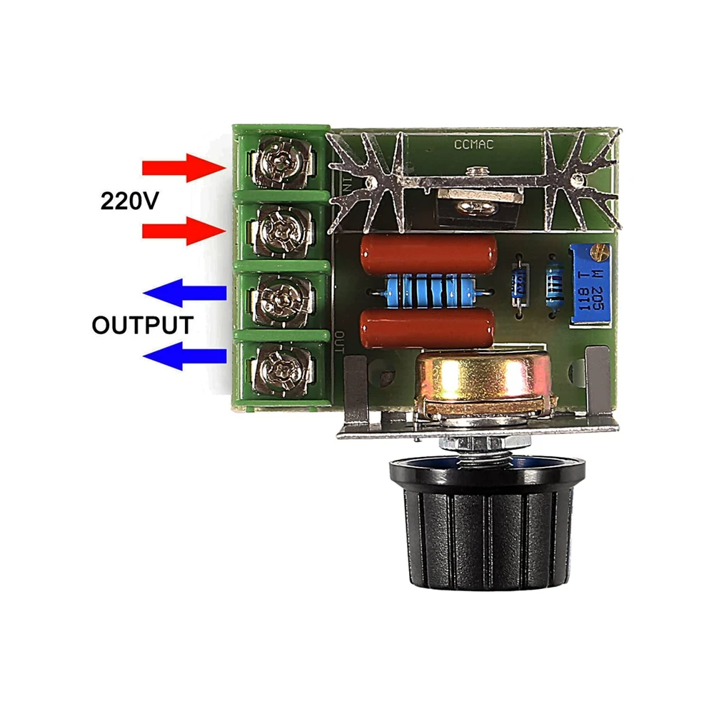 Стабилизатор напряжения регулятор на переменном токе 220 В 2000 Вт КТУ контроль