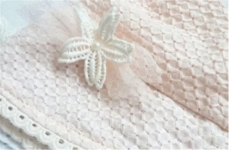 Милая Детская шляпа от солнца с цветами для маленьких девочек летняя хлопковая