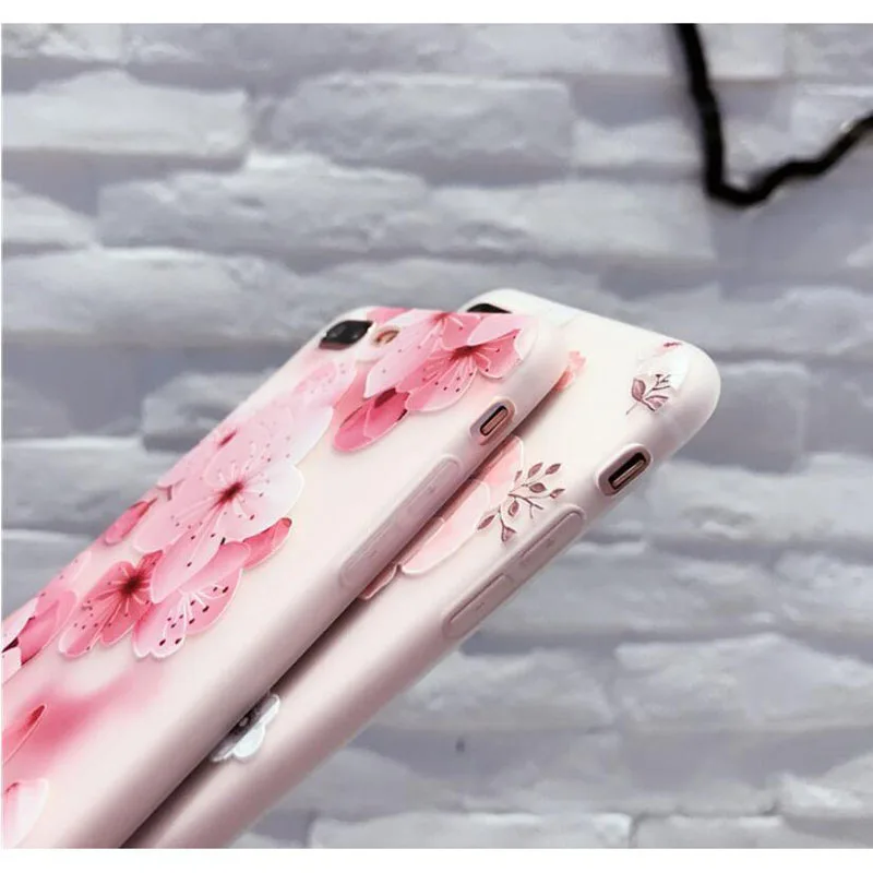 Чехол для Vivo Y91 Y91i Y95 V15 Pro V11 V11i Y85 V9 Y51 мягкий матовый чехол из ТПУ с цветочным