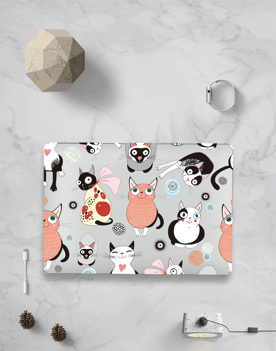 MTT милый мультяшный чехол для Macbook Air 11 13 Pro 13 15 Touch Bar Crystal Cover для mac book 12 дюймов retina 13,3 сумка для ноутбука