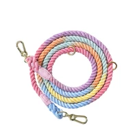 210cm multifunctional nylon dog leash pet dog leash walking training lead cats dogs leashes strap long dog belt rope 6ft durable