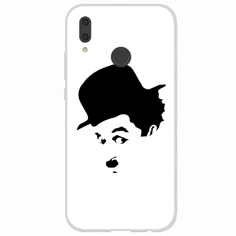 TPU Back Cover For Huawei Y3 Y5 Y6 Y7 2017 II Pro Silicone Soft charlie chaplin Phone Case Prime 2018 Y9 2019 |