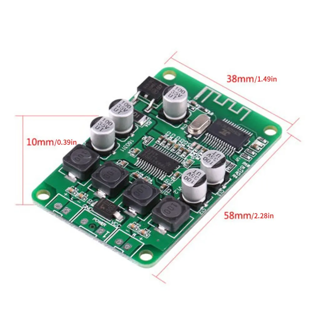 Цифровой модуль платы усилителя мощности 2X15W Bluetooth динамика потолочного фоновой
