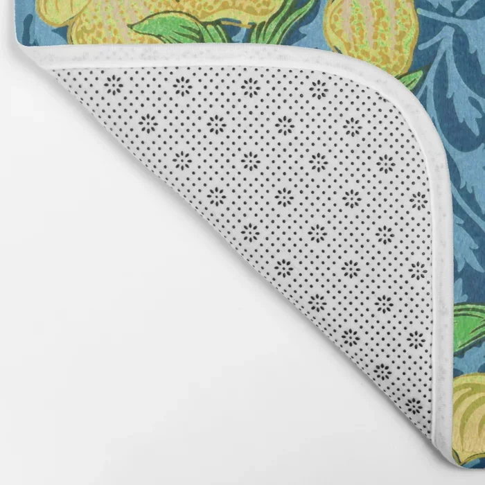 Скандинавский Коврик для двери желтый и синий кобальтовый коврик ванной