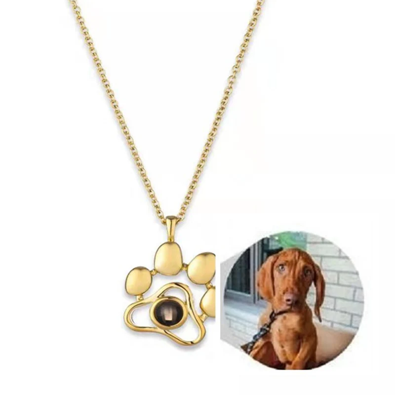 Ожерелье с проекцией надписи Я тебя люблю на 100 языках ожерелье из нержавеющей