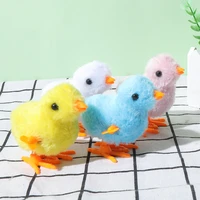 funny interactive puppy training toy wind up simulation model plush chicken automatic cat teasing dog toy pet supplies