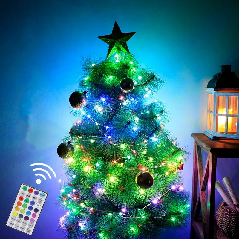 

10/5m Led Lights Festoon Fairy Lights String USB Garland Led Lamp Christmas Lights Decoration Outdoor Garland Lights New Year