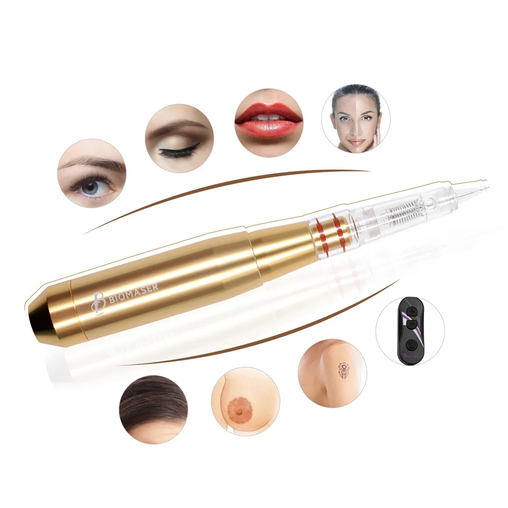 

Biomaser E003 Permanent MakeUp Machine Pen Kit For Eyebrows Tattoo Pen With Speed Control Device +1 Cartridges Needles